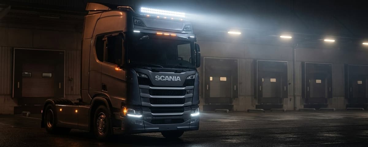 Rampe LED double rangée Next‑Tech pour camion 24V, barre lumineuse étanche haute puissance avec optiques rondes