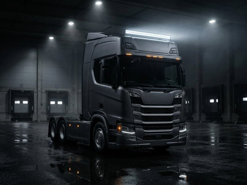 Rampe LED double rangée Next‑Tech pour camion 24V, barre lumineuse étanche haute puissance avec optiques rondes
