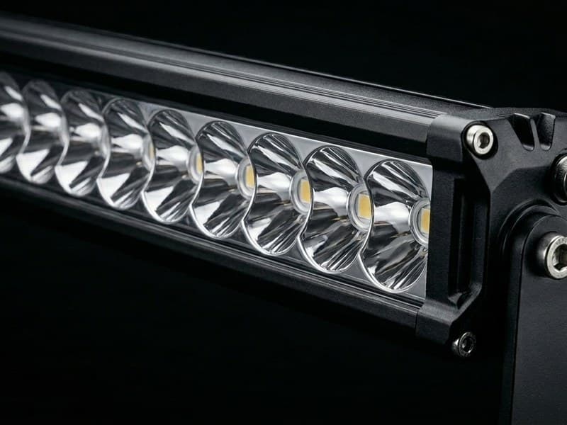 Rampe LED incurvée simple rangée Next‑Tech pour 4x4 et SUV, optiques haute puissance, design aérodynamique