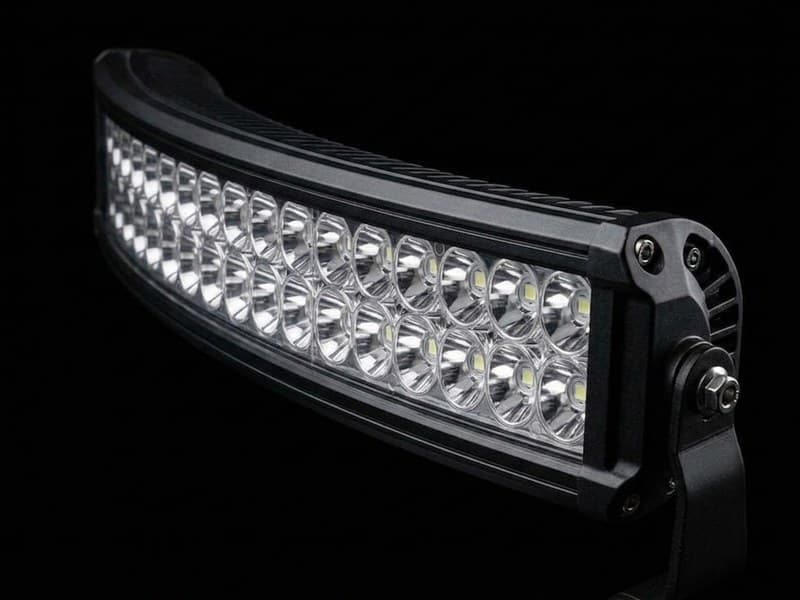 Rampe LED incurvée double rangée Next‑Tech pour 4x4, SUV et utilitaire, éclairage longue portée puissant