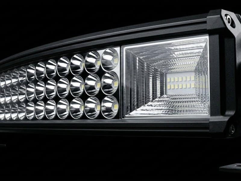 Rampe LED incurvée Next‑Tech triple rangée haute puissance, éclairage off-road et rallye pour véhicule 4x4