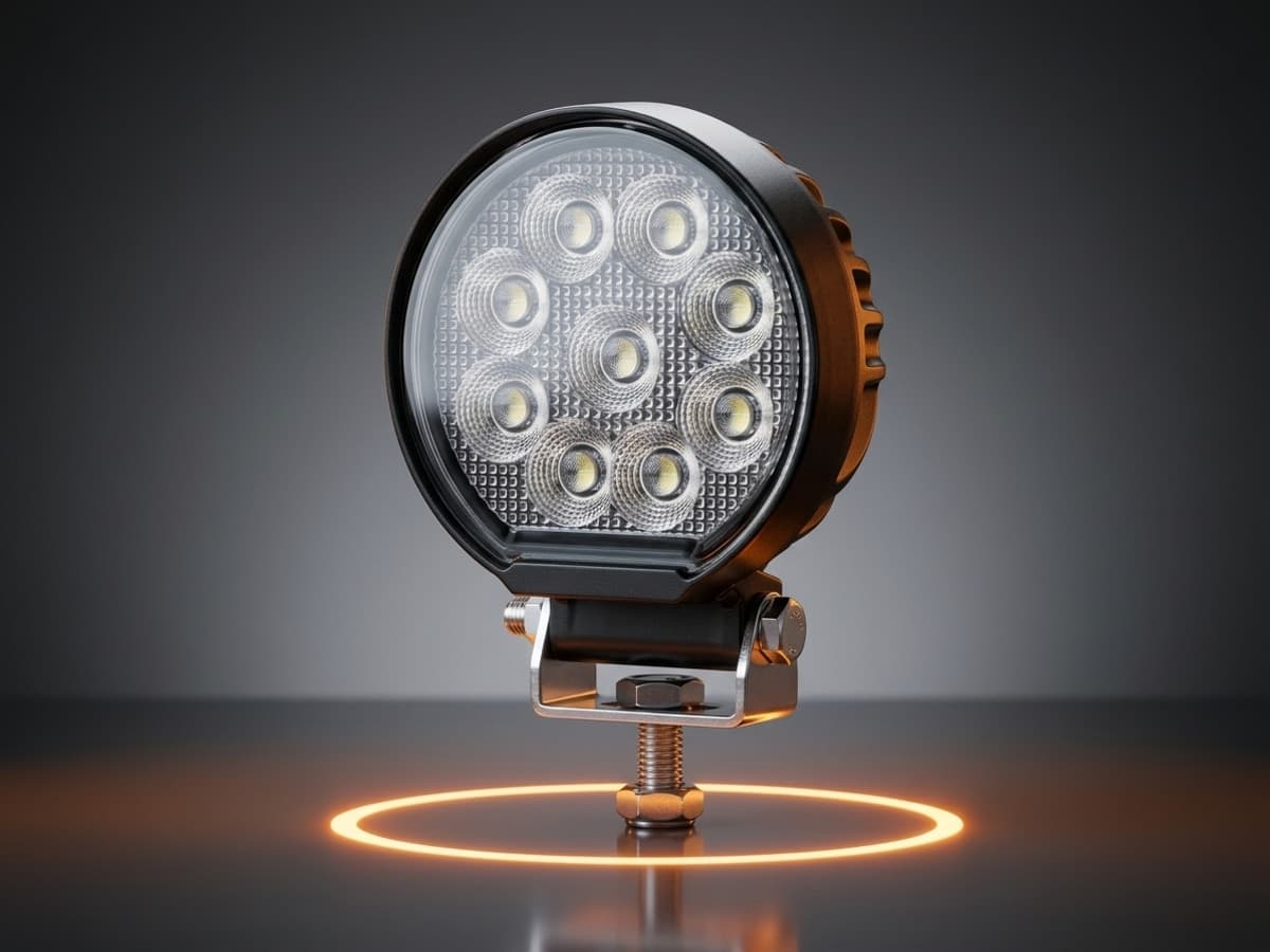 Phare de travail LED rond