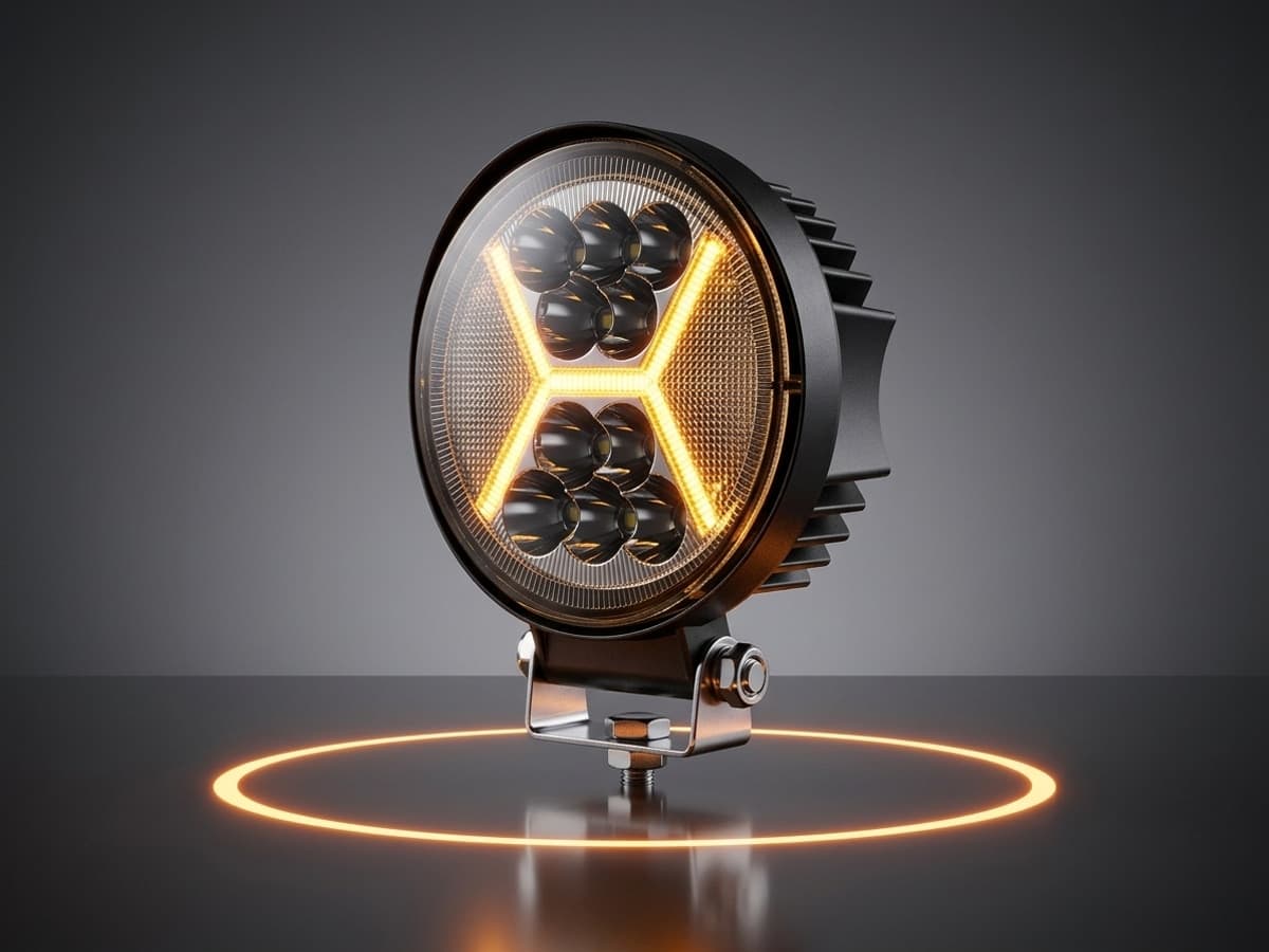 Phare de travail LED avec feux de jour DRL