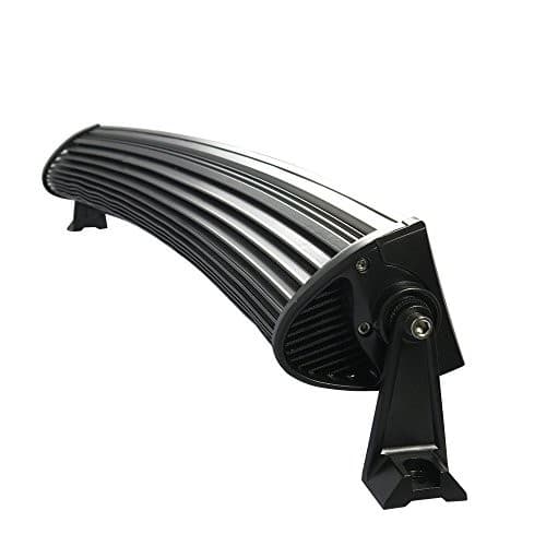 Rampe LED 180W FLEX vue arrière dissipateur aluminium nervuré et supports de montage orientables