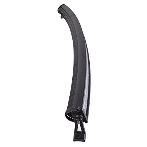 Profil vertical de la rampe LED incurvée 300W montrant la courbure prononcée FLEX