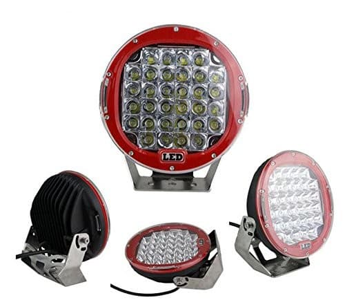 Composition multi-angles du phare LED 96W 32 leds avant arrière et profil