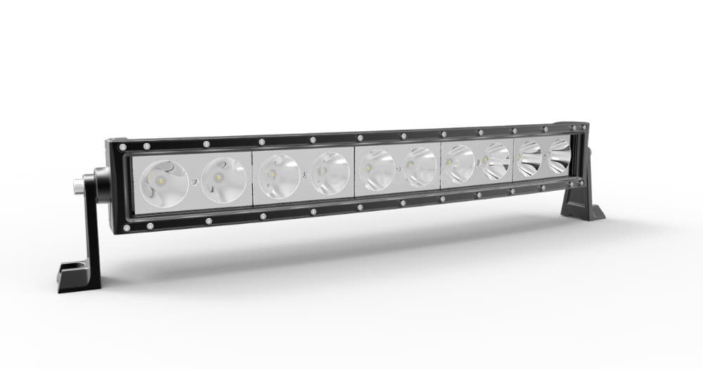 Barre LED incurvée - Rampe LED incurvé - 100W - 550mm - GALAXY