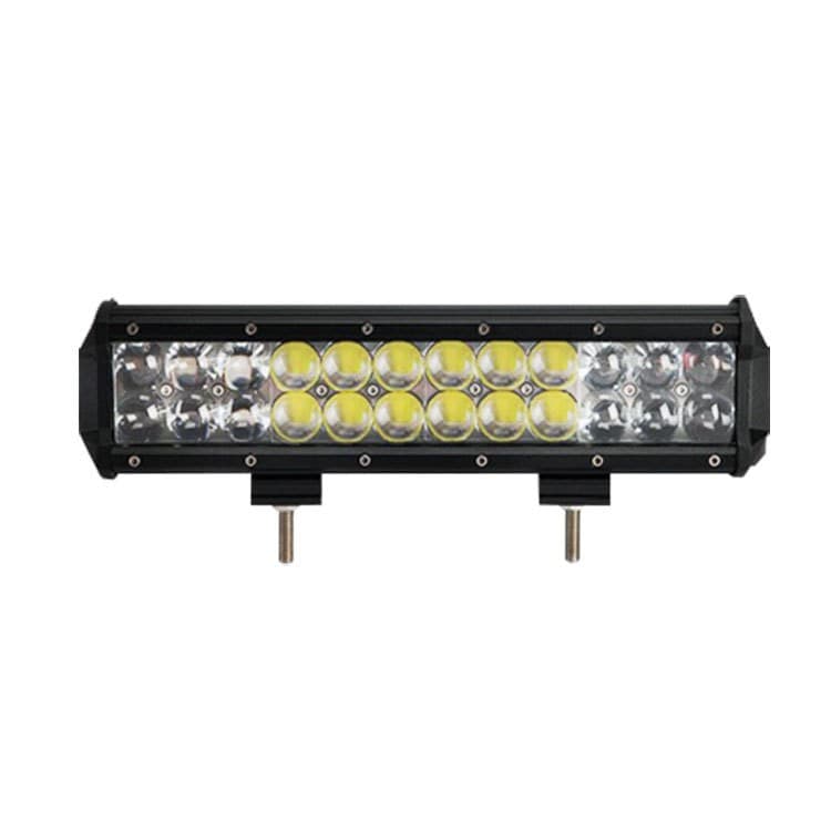 Barre LED auto 4D 72W spot éteinte, double rangée de 24 leds sur boîtier aluminium noir