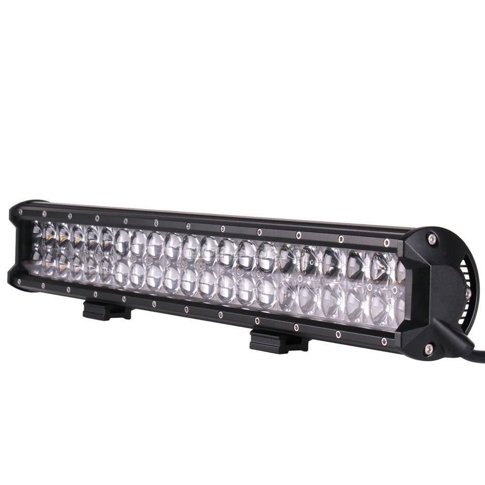 Rampe LED CREE 126W vue avant inclinée, 42 optiques haute définition pour éclairage auto