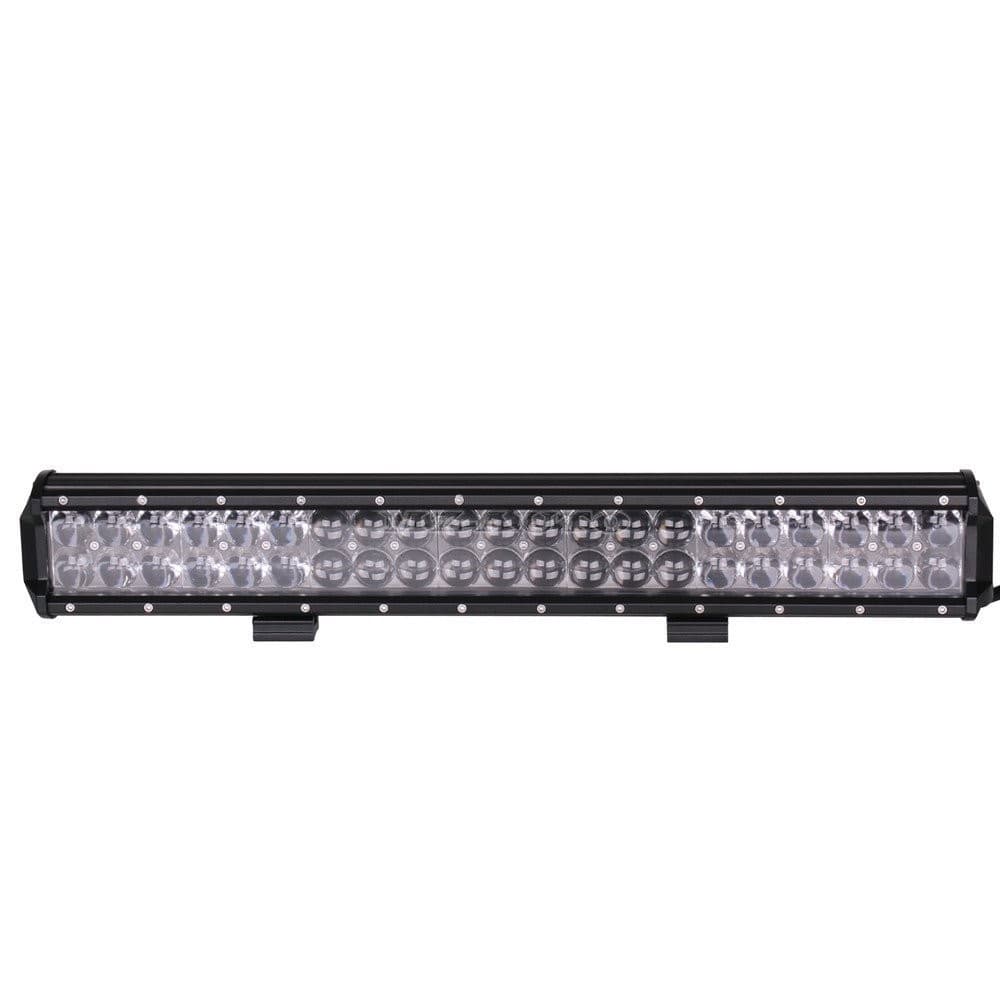 Barre longue portée LED 4D 126W de face, double rangée 42 leds spot pour 4x4 et SUV
