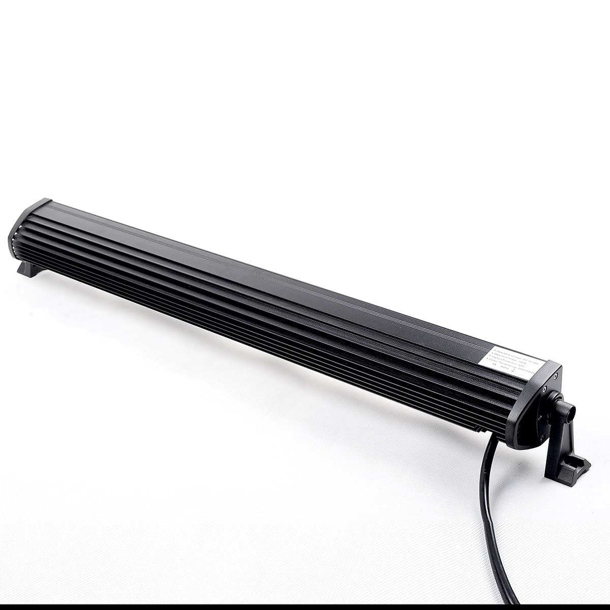 Barre LED 180W 800mm vue arrière dévoilant le boîtier alu noir à ailettes de dissipation thermique