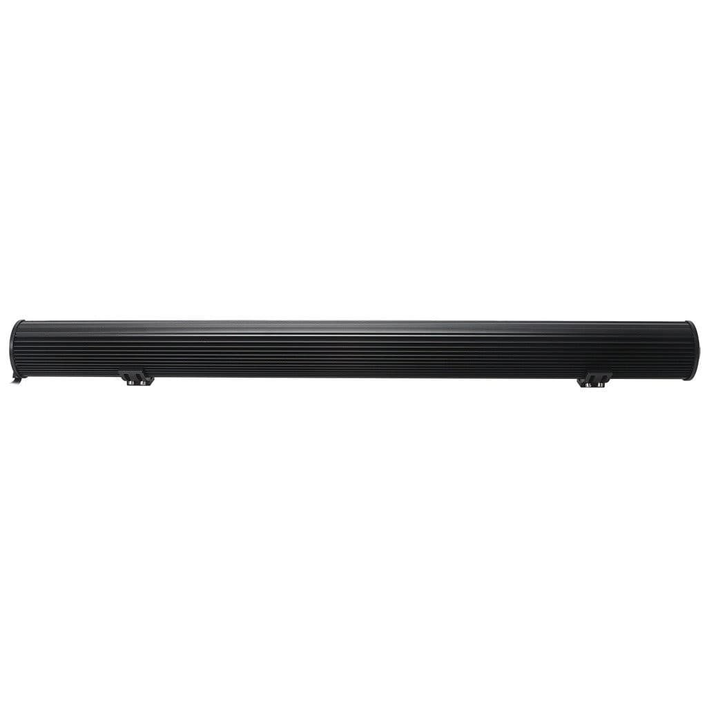 Rampe LED 234W vue arrière montrant le radiateur aluminium nervuré et les supports de fixation