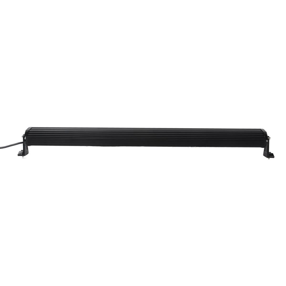 Vue arriere barre LED 240W boitier aluminium noir nervure avec dissipateur thermique