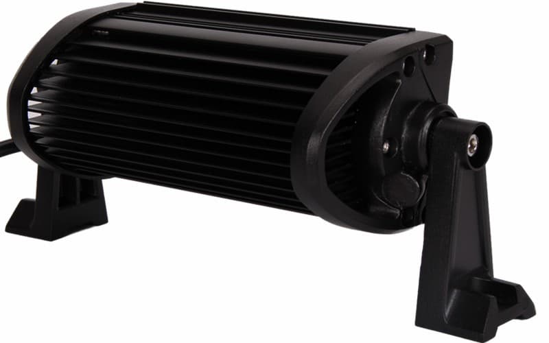 Vue arrière barre LED 36W 4D 190mm dissipateur aluminium nervuré pour 4x4 et SUV
