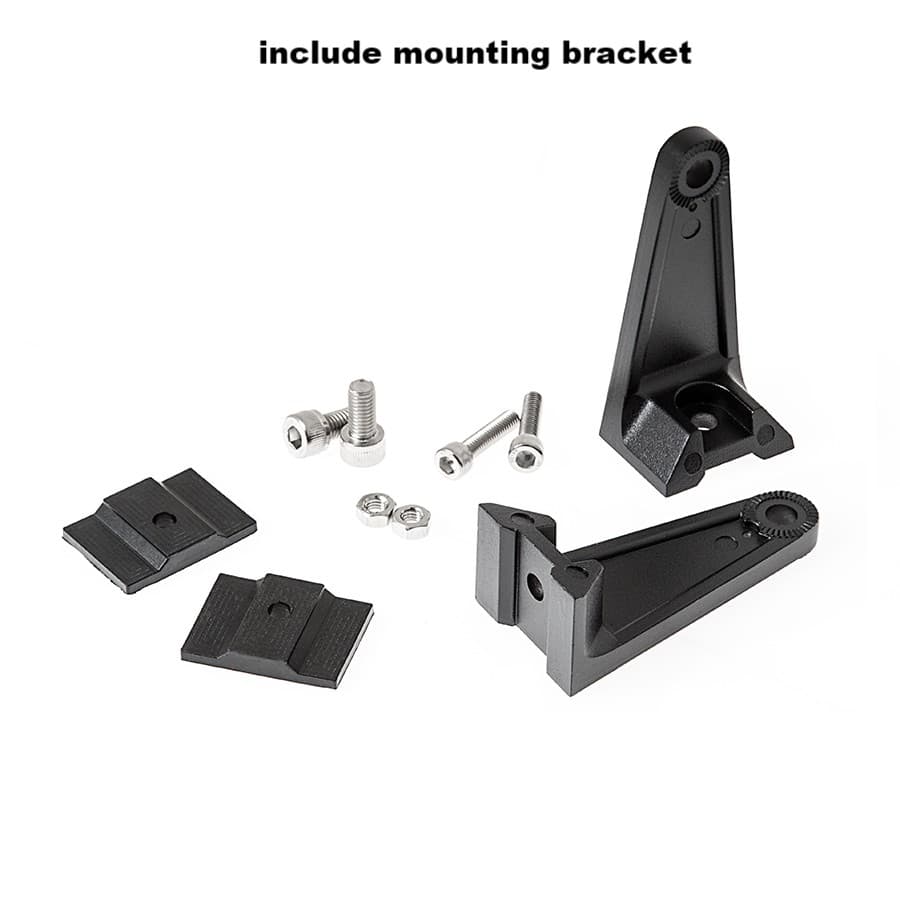Kit de fixation inclus pour barre LED 288W rallye supports vis et patins de montage