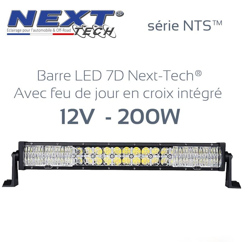 Barre LED 4x4 7D 12v 200W - 550mm - série NTS™
