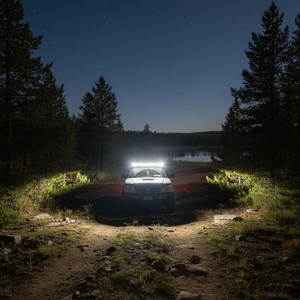 Barres LED Incurvées — Couverture panoramique